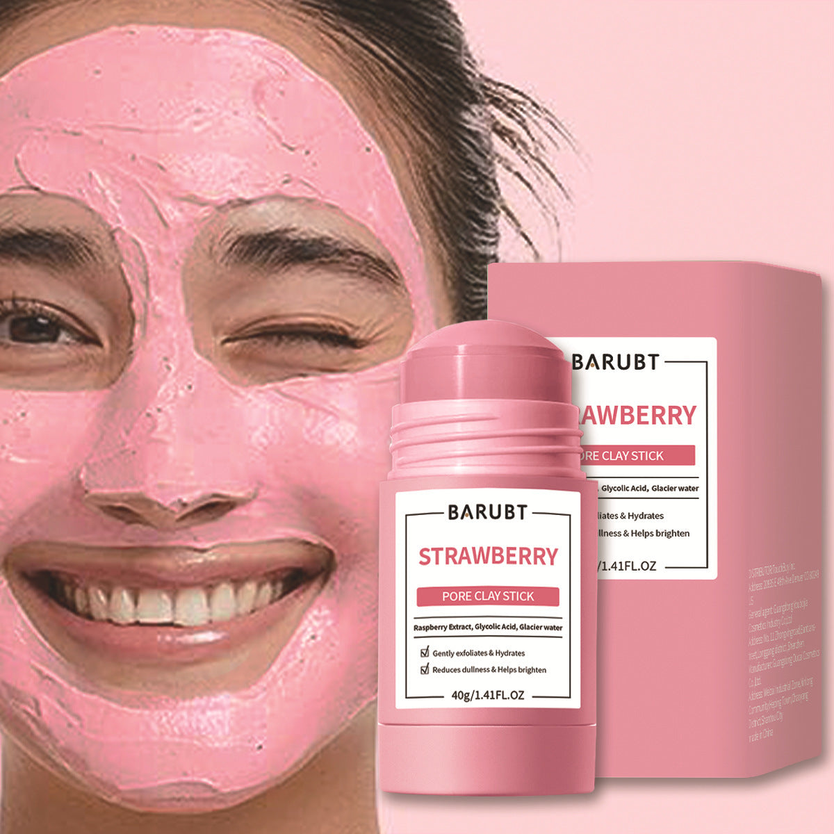 Mugwort Mud Mask Stick Deep Cleansing Blackhead Removal